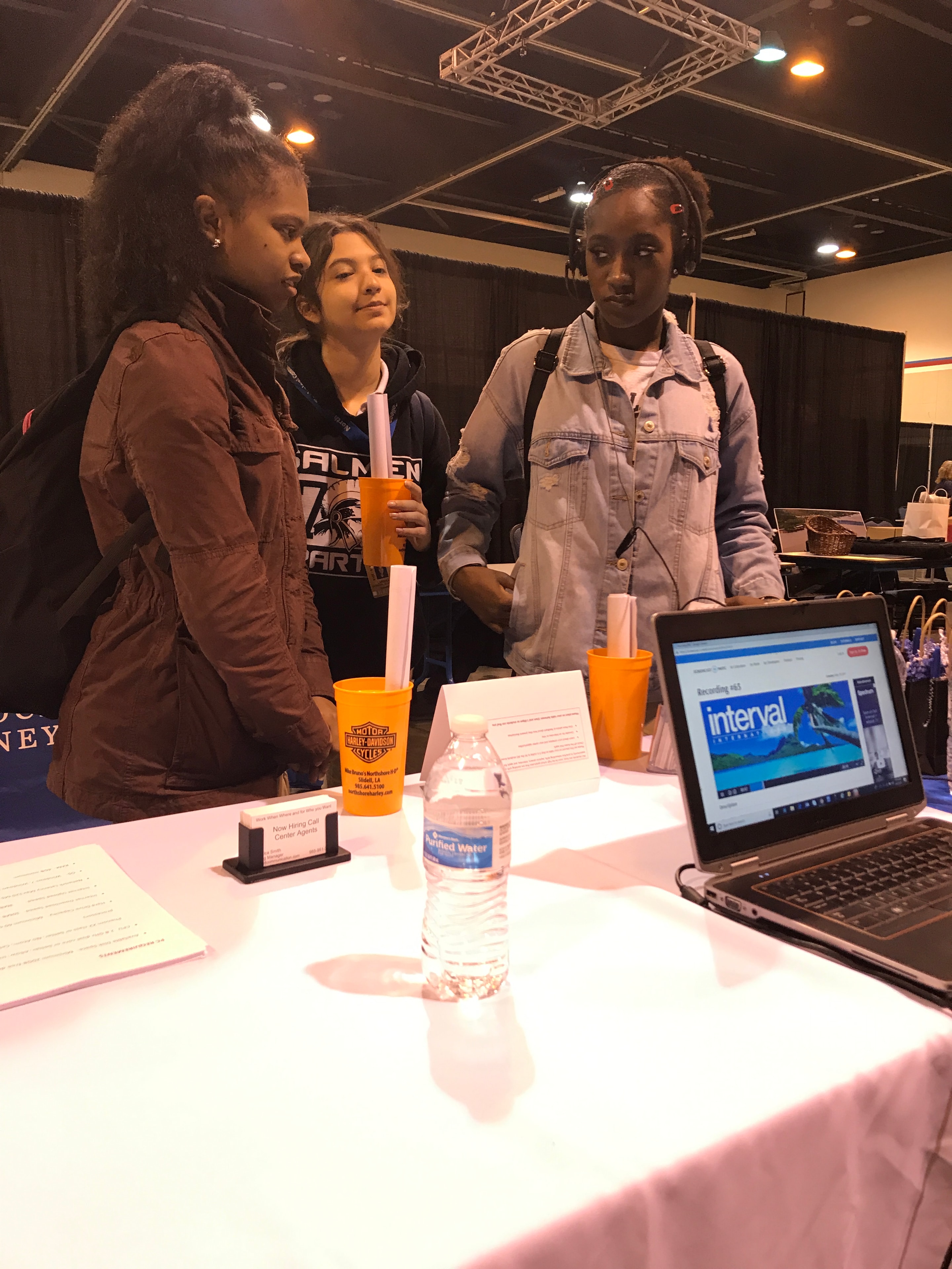 Smithit Communications team members at the job fair